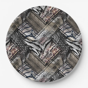 African, ethnic . paper plate