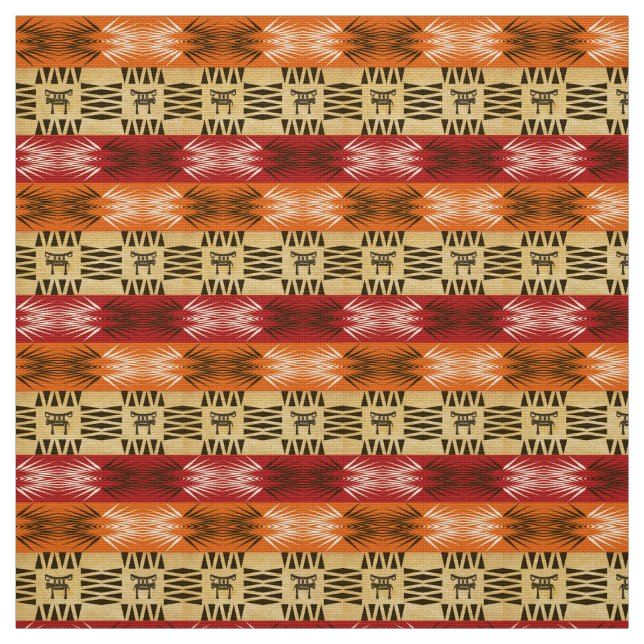 african ethnic pattern fabric (Swatch)