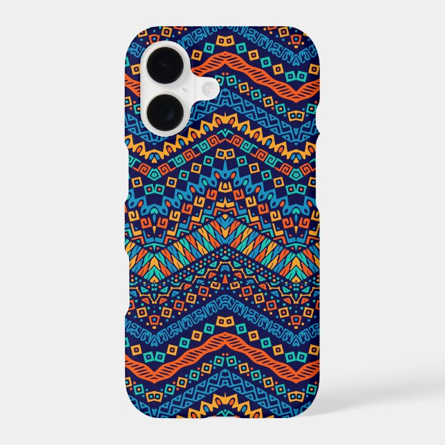 African ethnic pattern funky colours (Back)