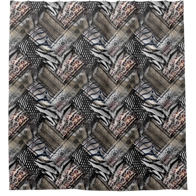 African, ethnic . shower curtain (Front)