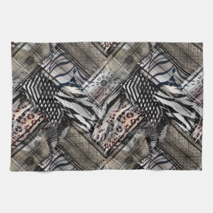African, ethnic . tea towel