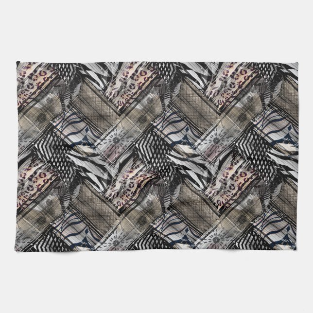African, ethnic . tea towel (Horizontal)