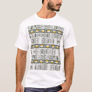 African ethnic, watercolor seamless pattern. T-Shirt