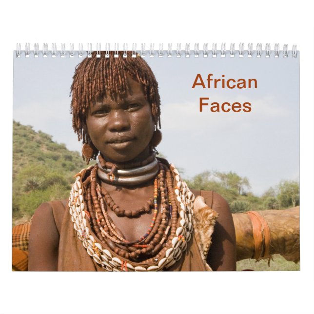 African Faces Wall Calendar (Cover)