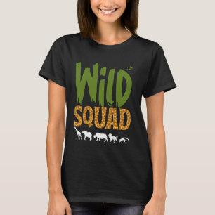 African Family Vacation Wild Squad Funny Matching  T-Shirt