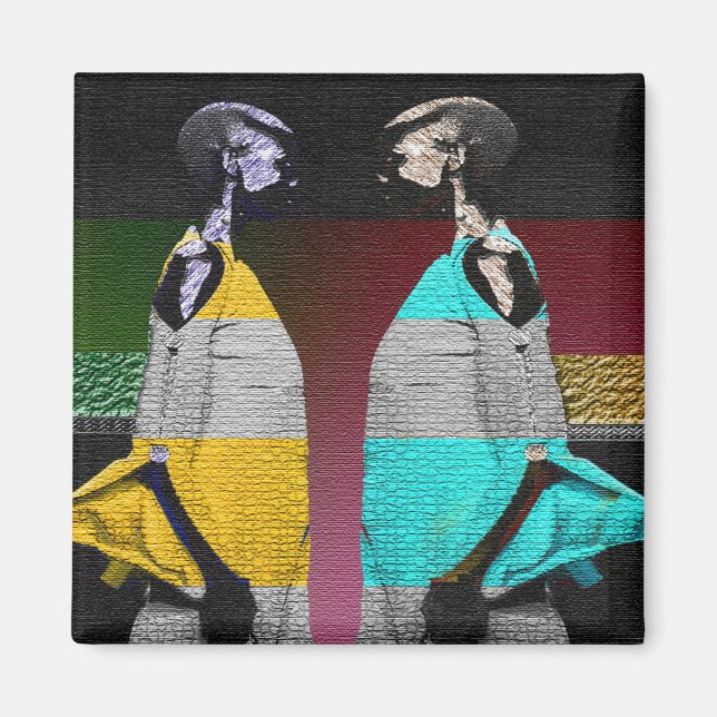 African Fashion Magnet (Front)