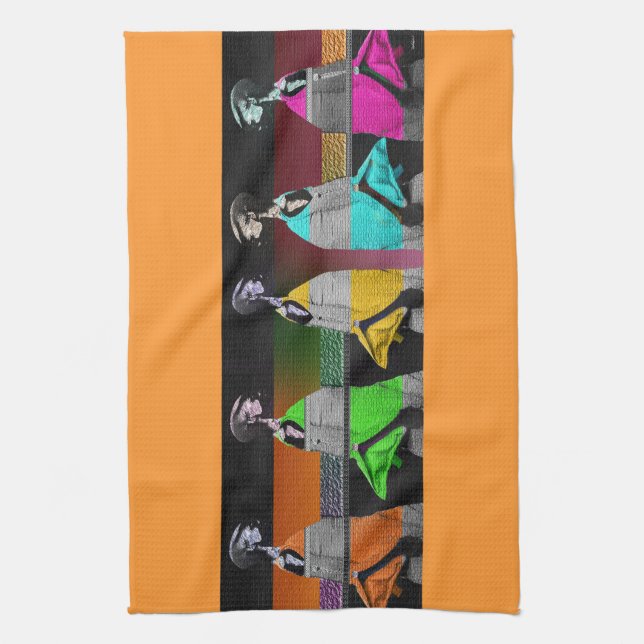 African Fashion Tea Towel (Vertical)