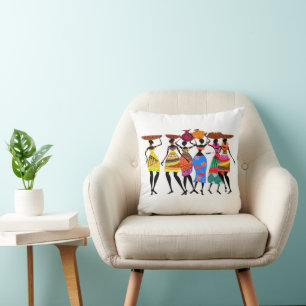 African Feast Cushion