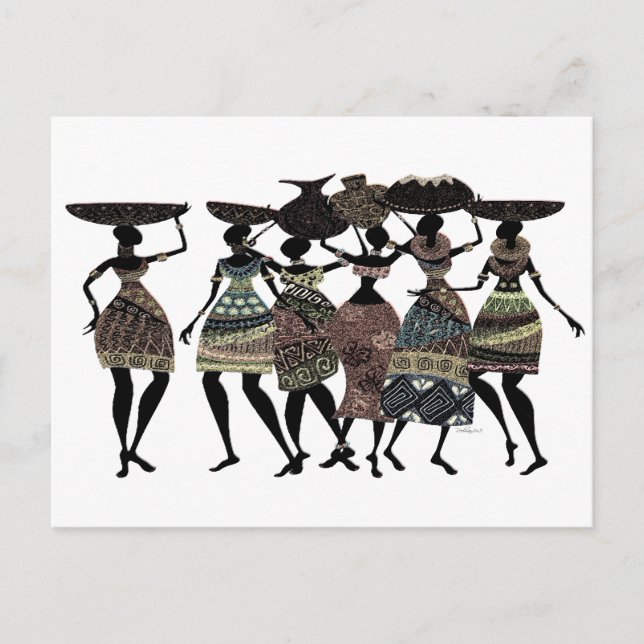 African Feast Postcard (Front)