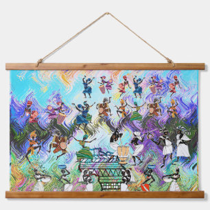 African Feast: Rhythms of Africa Hanging Tapestry