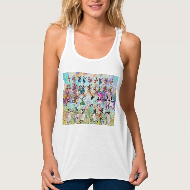 African Feast: Rhythms of Unity  Singlet (Front)