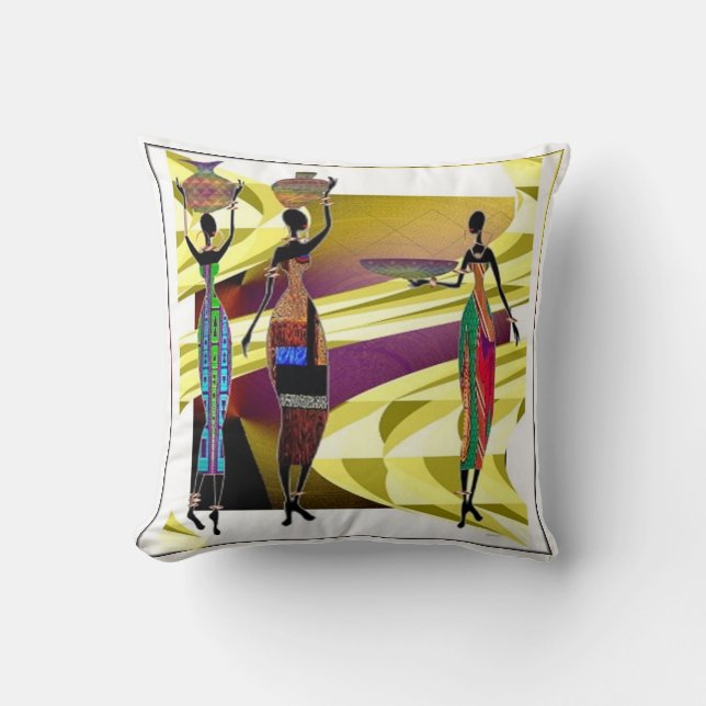 African Festival Cushion (Front)