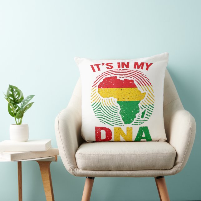  African Fingerprint Black History Cushion (Chair)