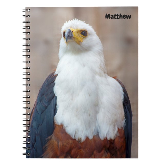 African Fish Eagle Spiral notebook (Front)