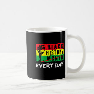 African Flag Clenched Fist Black History Month T S Coffee Mug