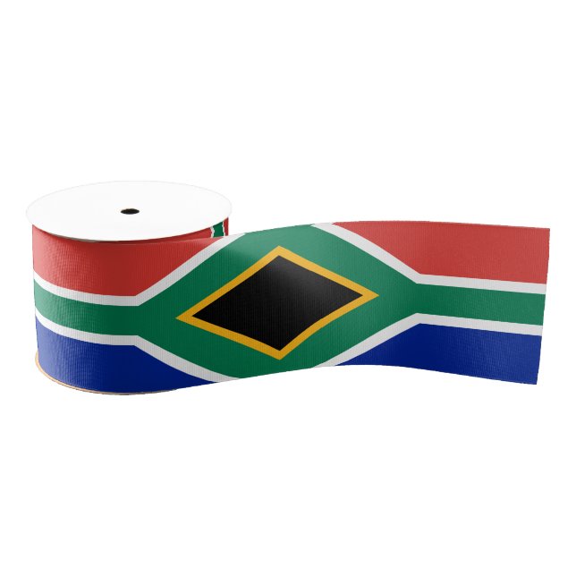 African Flag & South African travel, holiday/sport Grosgrain Ribbon (Spool)
