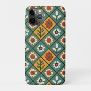 African Floral Tile Art Case-Mate iPhone Case