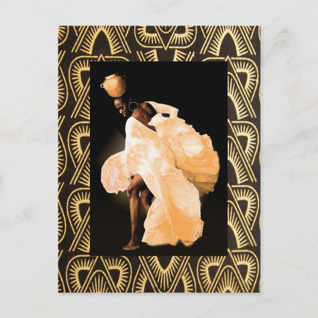 African Folk Dance Postcard (Front)