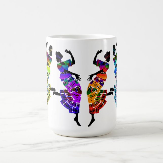 African Foot Dance Coffee Mug (Center)