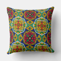 African Geometric Mosaic Ankole Style Textile Prin