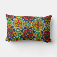 African Geometric Mosaic Ankole Style Textile Prin