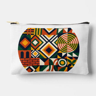African Geometry Small Pouch