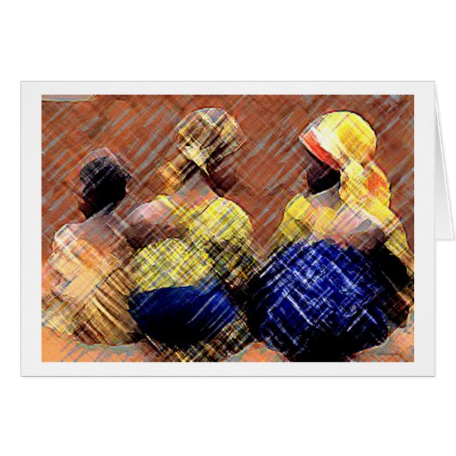 African Girls Baby Setting (Front Horizontal)