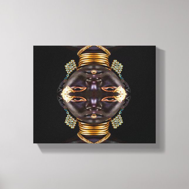 African Goddess Canvas Print (Front)