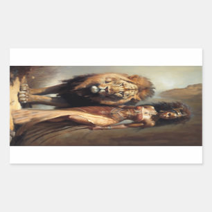 African Goddess of Animals, Art Rectangular Sticker