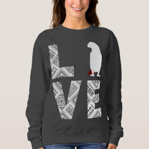 African Gray parrot Sweatshirt