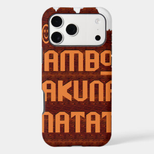 African Greeting: Jambo Hakuna Matata Wood Design