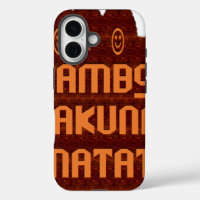African Greeting: Jambo Hakuna Matata Wood Design