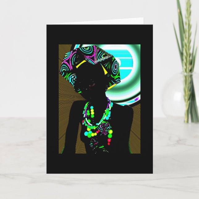 African Greetings Card (Front)