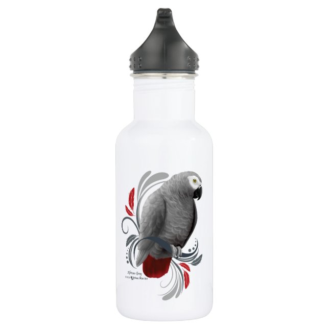 African Grey 532 Ml Water Bottle (Right)