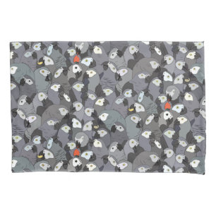 African Grey All Over Pattern Pillowcase