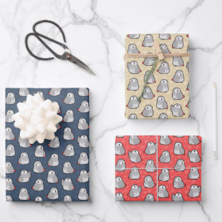 African Grey Loafs Wrapping Paper Sheet