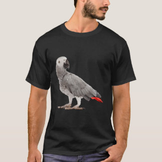 African Grey Parrot Bird S T-Shirt