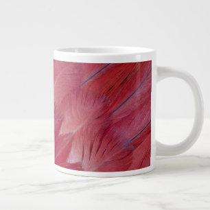 African Grey Parrot Feather Design Large Coffee Mug