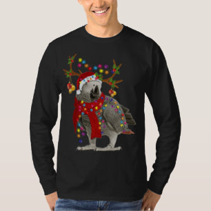 African grey parrot Gorgeous Reindeer Christmas Tr T-Shirt