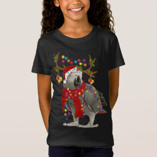African grey parrot Gorgeous Reindeer Christmas Tr T-Shirt