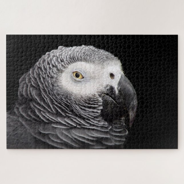 African Grey Parrot Jigsaw Puzzle (Horizontal)