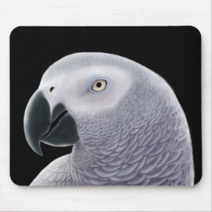 African Grey Parrot Mousepad
