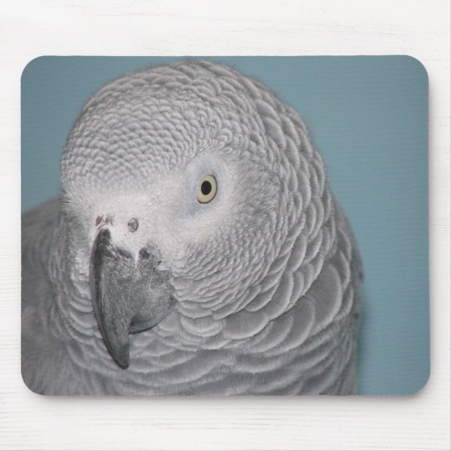 African Grey Parrot Mousepad (Front)