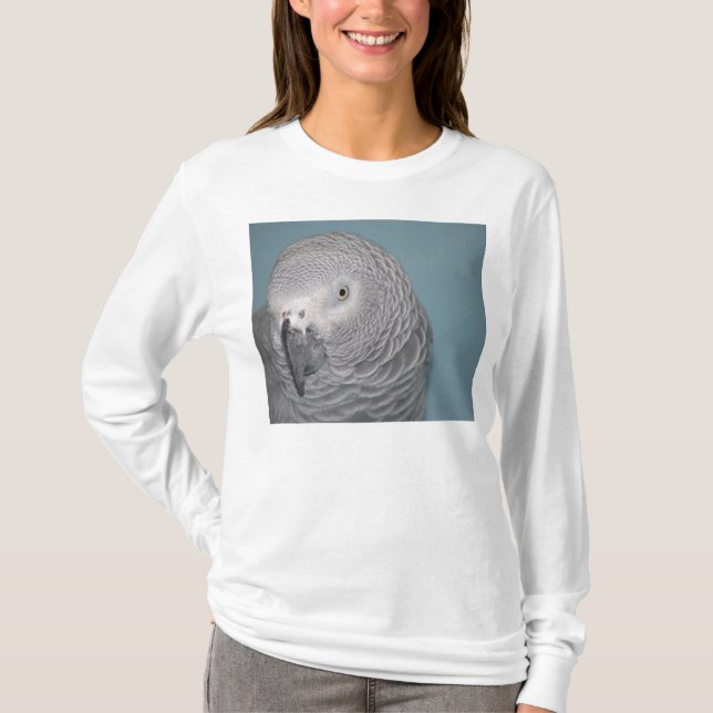 African Grey Parrot Sweatshirt T-Shirt (Front)