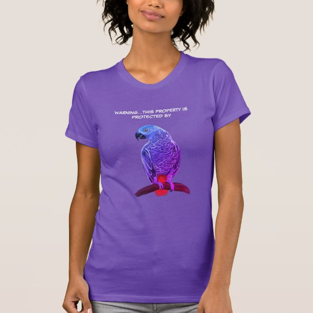 African grey parrot T-Shirt (Front)