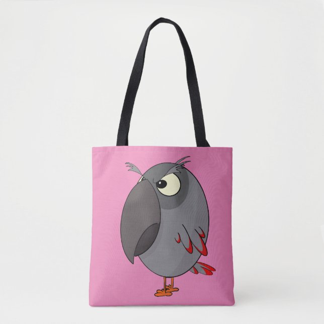 african grey parrot tote bag (Front)