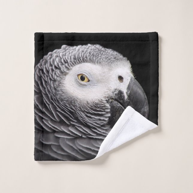 African Grey Parrot Wash Cloth (Wash Cloth)