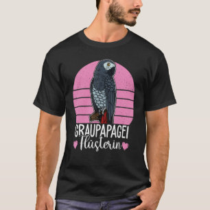 African Grey Parrots Biologist Ornithologist Birdw T-Shirt