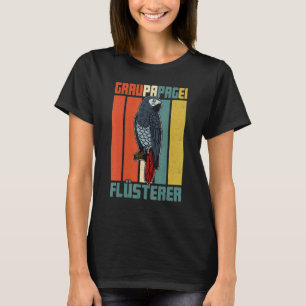 African Grey Parrots Biologist Ornithologist Birdw T-Shirt