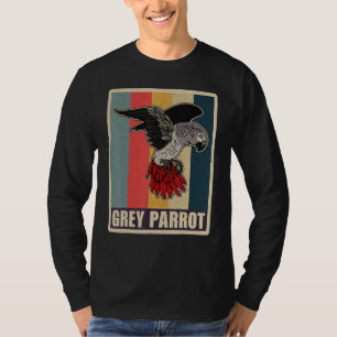 African Grey Parrots Biologist Ornithologist Birdw T-Shirt